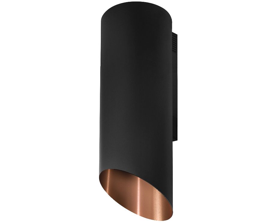 Hota decorative Hiro OR Color Black-Copper - Negru Mat/Cupru - fotografie de produs