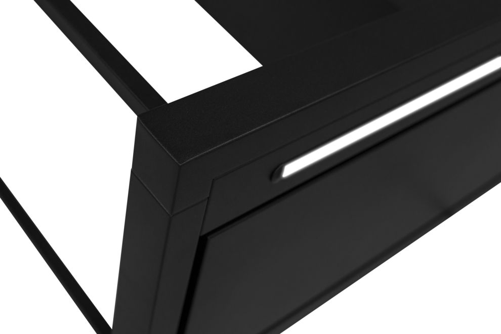 Hota decorative Metropolis OR Black Matt - Negru Mat - fotografie de produs 10