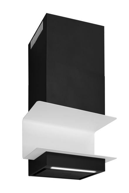 Hota decorative C-Shelf Black-White - Negru Mat - fotografie de produs 8