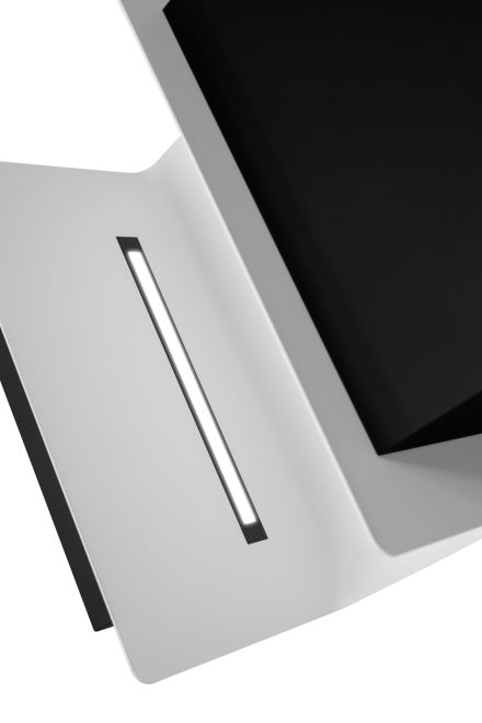 Hota decorative C-Shelf Black-White - Negru Mat - fotografie de produs 11