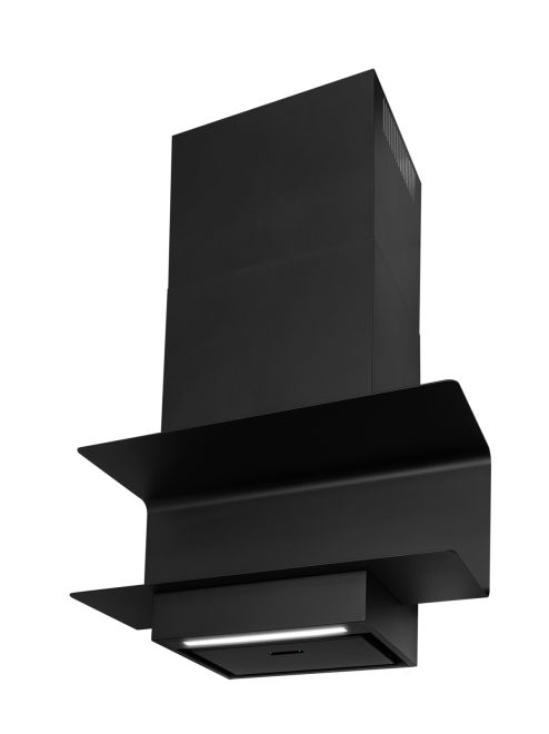 Hota decorative C-Shelf Black-Black - Negru Mat - fotografie de produs 3