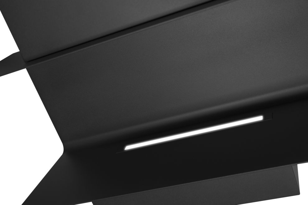 Hota decorative C-Shelf Black-Black - Negru Mat - fotografie de produs 14