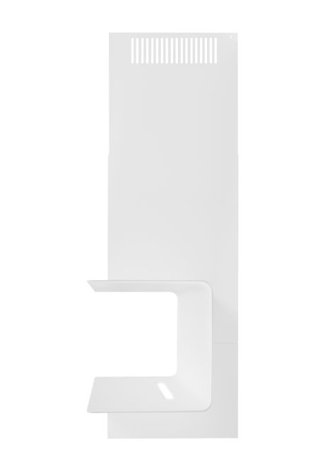 Hota decorative C-Shelf White-White - Alb Mat - fotografie de produs 6