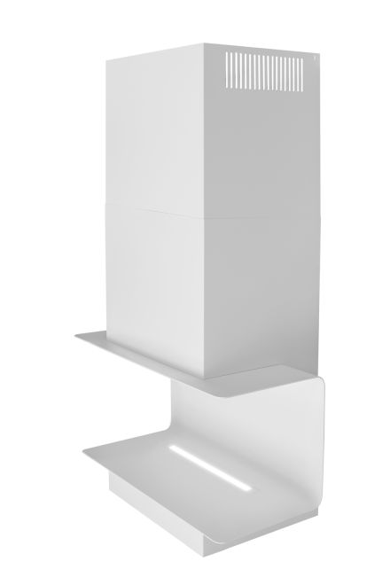 Hota decorative C-Shelf White-White - Alb Mat - fotografie de produs 14