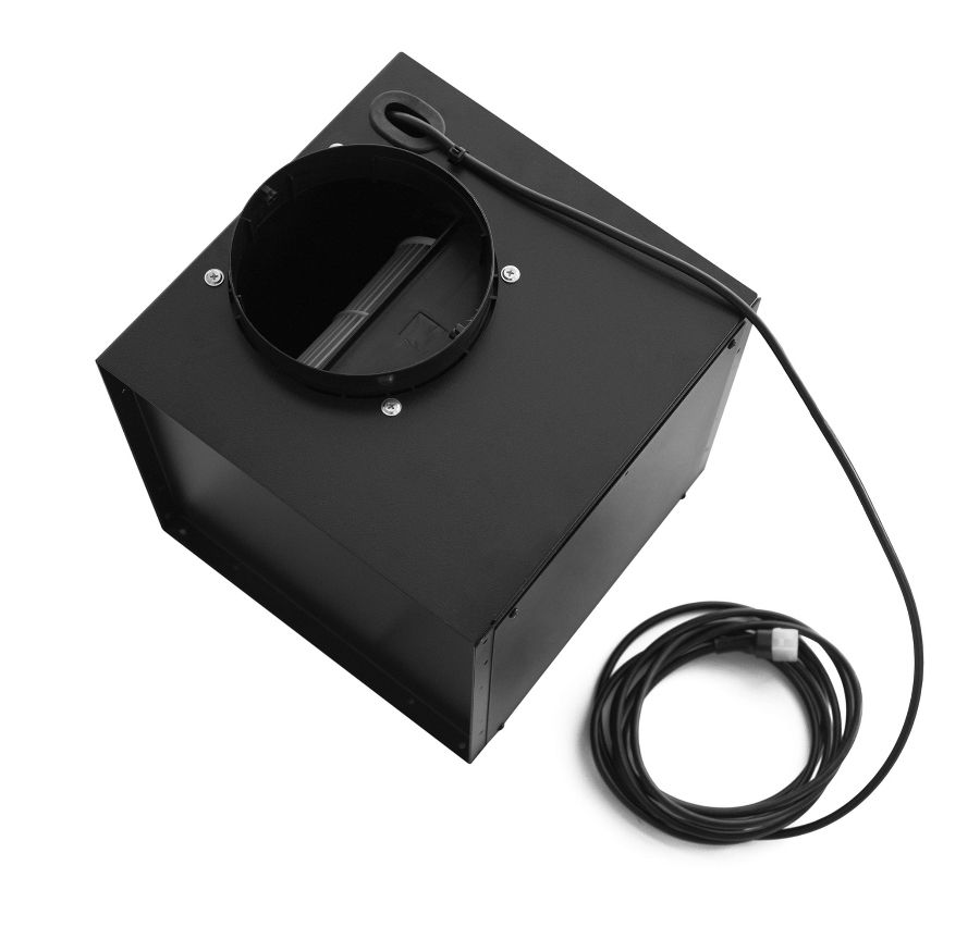 Sistem de turbine pentru exterior Nortberg Bucătărie Liniștită (locația în interiorul clădirii) - Negru Mat - fotografie de produs