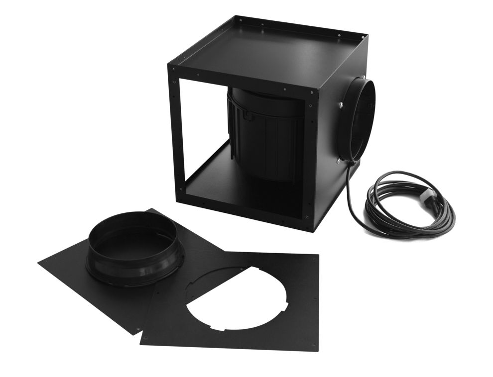 Sistem de turbine pentru exterior Nortberg Bucătărie Liniștită (locația în interiorul clădirii) - Negru Mat - fotografie de produs 8