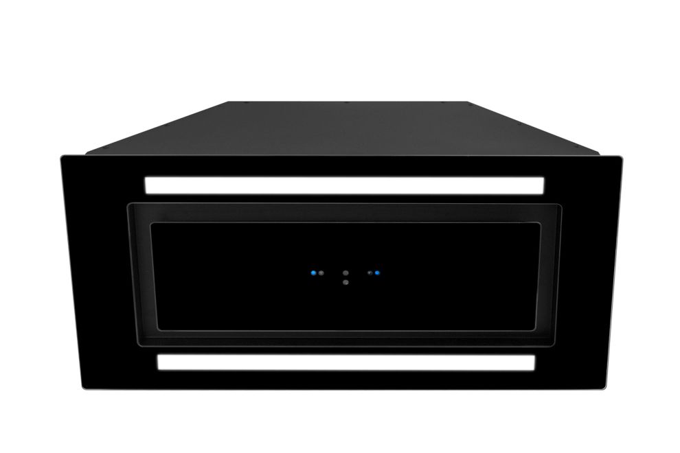 Hota Incorporabile Lando Glass 2Strips Gesture Control Black - Negru - fotografie de produs 4