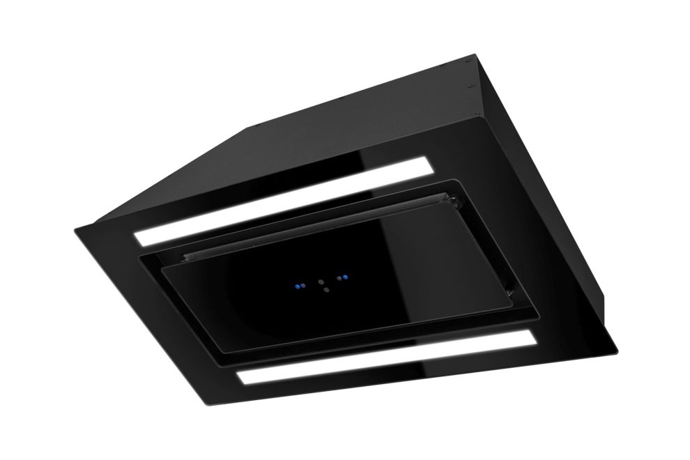 Hota Incorporabile Lando Glass 2Strips Gesture Control Black - Negru - fotografie de produs 6