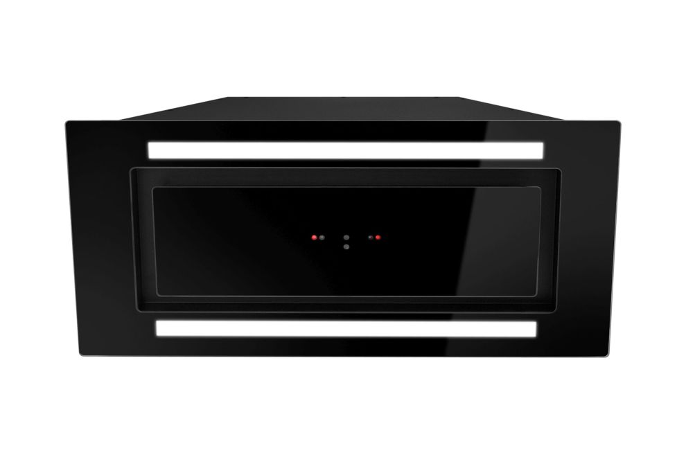 Hota Incorporabile Lando Glass 2Strips Gesture Control Black - Negru - fotografie de produs 7