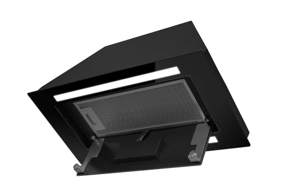 Hota Incorporabile Lando Glass 2Strips Gesture Control Black - Negru - fotografie de produs 8
