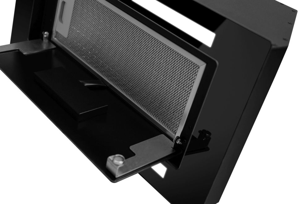 Hota Incorporabile Lando Glass 2Strips Gesture Control Black - Negru - fotografie de produs 9