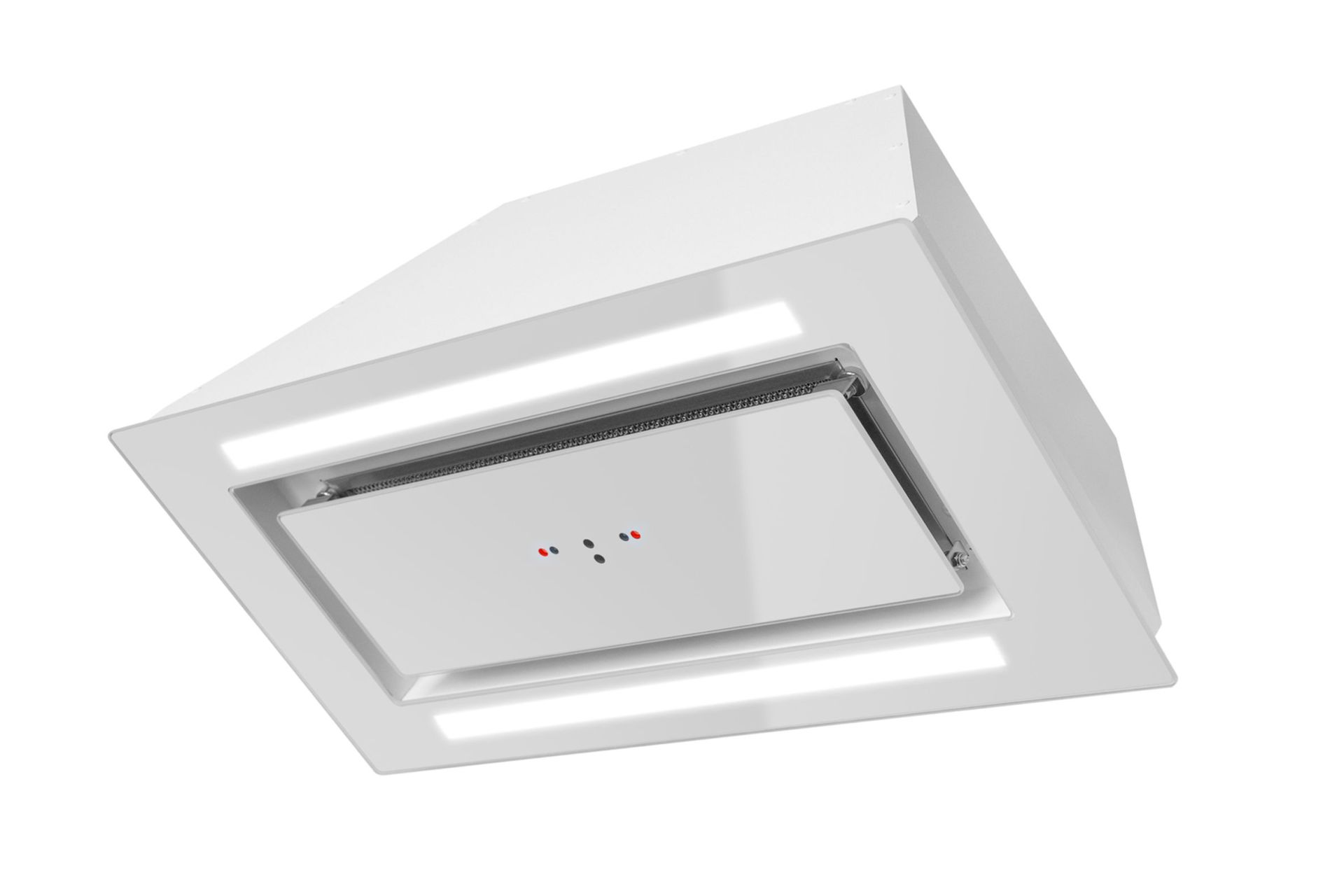 Lando Glass 2Strips Gesture Control White