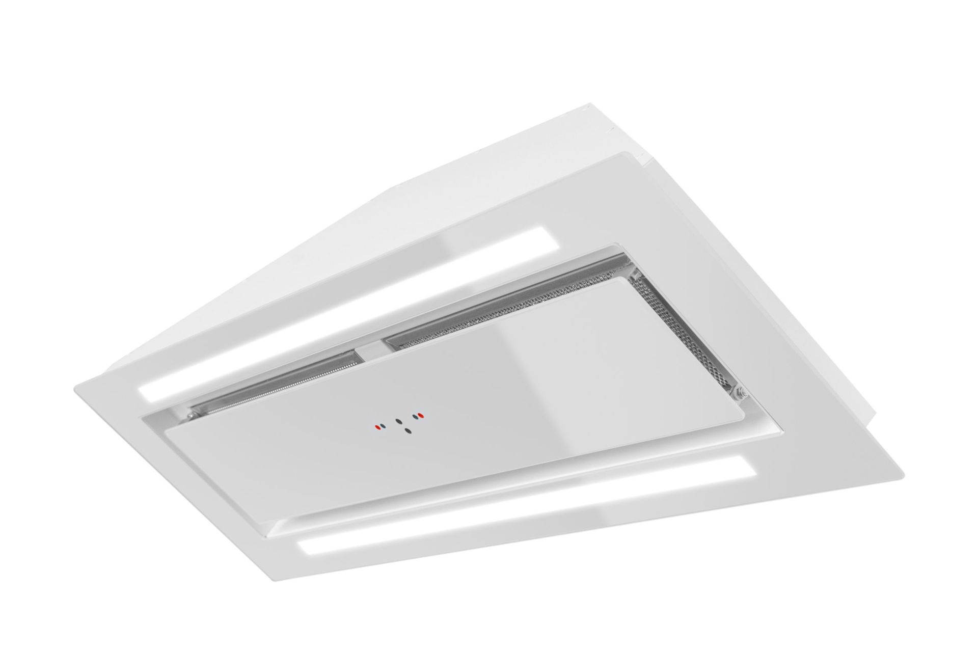 Lando Glass 2Strips Gesture Control White