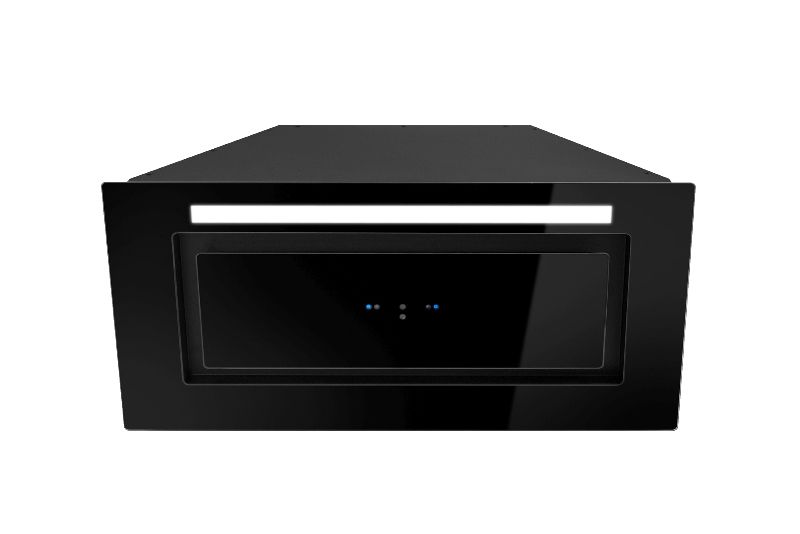 Hota Incorporabile Lando Glass Gesture Control Black - Negru - fotografie de produs