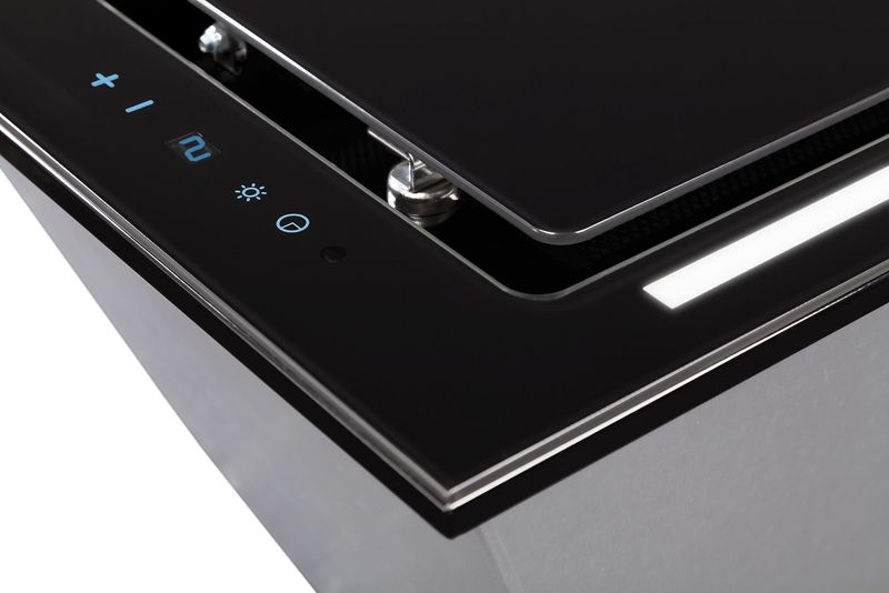 Hota Incorporabile Lando Glass Black - Negru - fotografie de produs 7