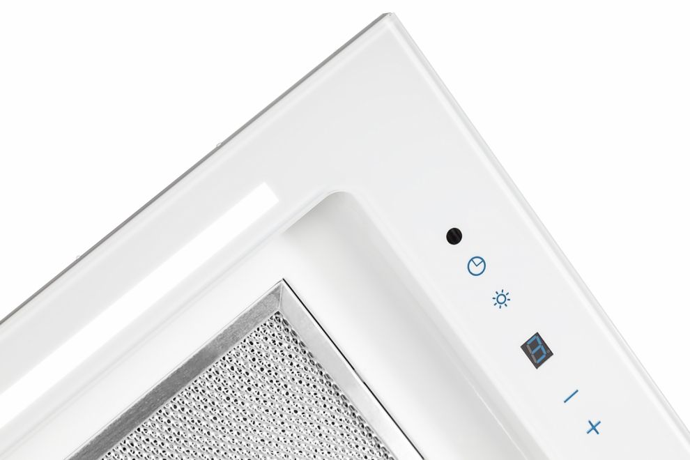 Hota Incorporabile Lando Glass White - Alb - fotografie de produs 7