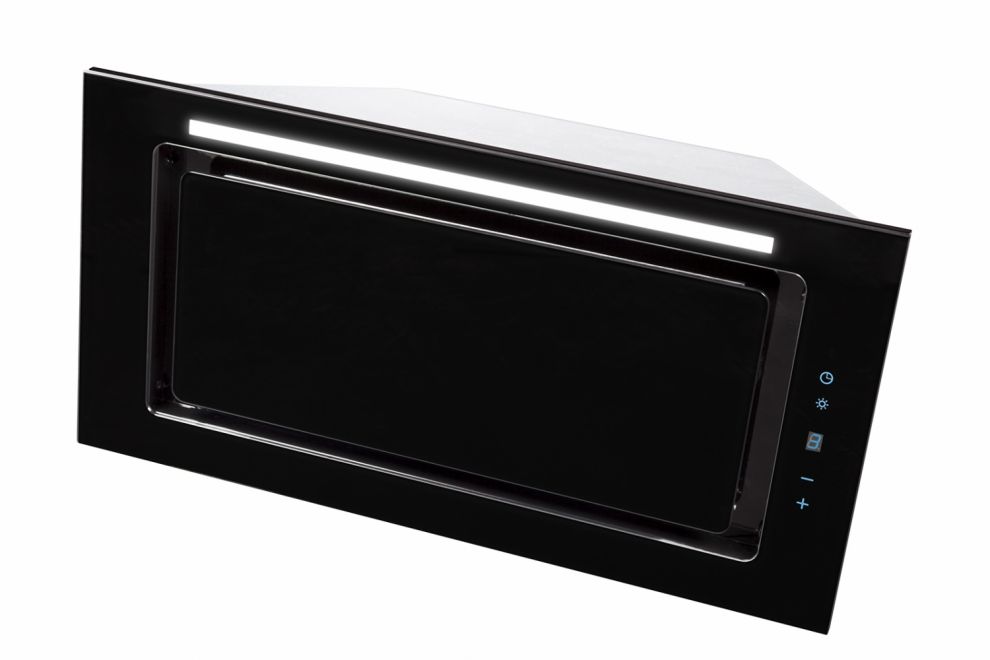 Hota Incorporabile Lando Glass Black - Negru - fotografie de produs 3