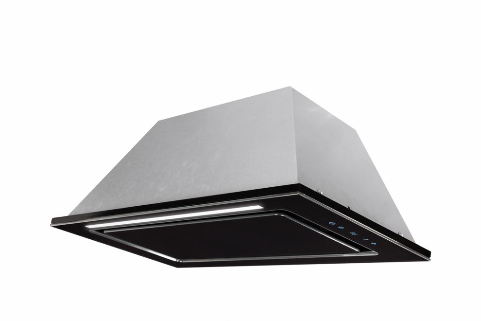 Hota Incorporabile Lando Glass Black - Negru - fotografie de produs 4