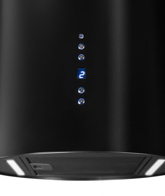 Hota Tuburi Cylindro 2STRIPS Black Matt - Negru Mat - fotografie de produs 6