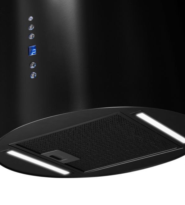 Hota Tuburi Cylindro 2STRIPS Black Matt - Negru Mat - fotografie de produs 7