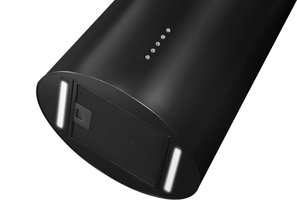 Hota insula Cylindro Eco 2STRIPS Black Matt - Negru Mat - fotografie de produs 7