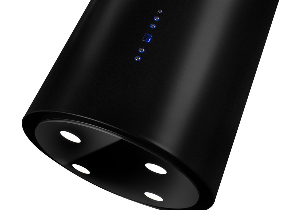 Hota insula Tubo Black Matt - Negru Mat - fotografie de produs 11