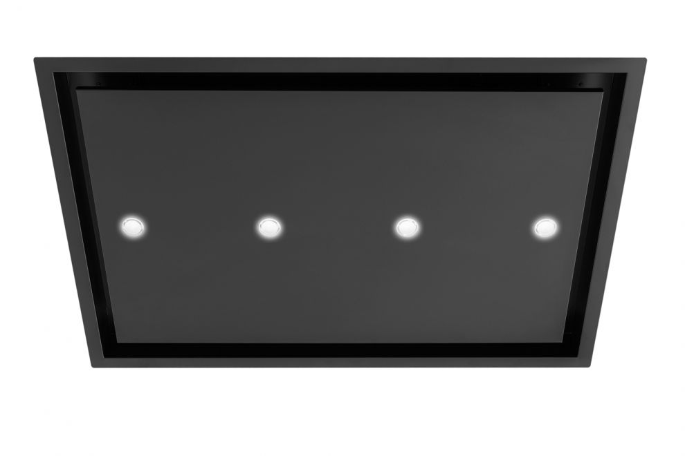 Hota De tavan Planet Super Slim Black Matt - Negru Mat - fotografie de produs 4