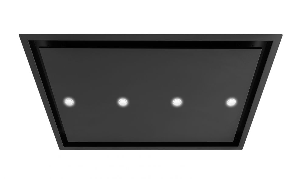 Hota De tavan Planet Super Slim Black Matt - Negru Mat - fotografie de produs 7