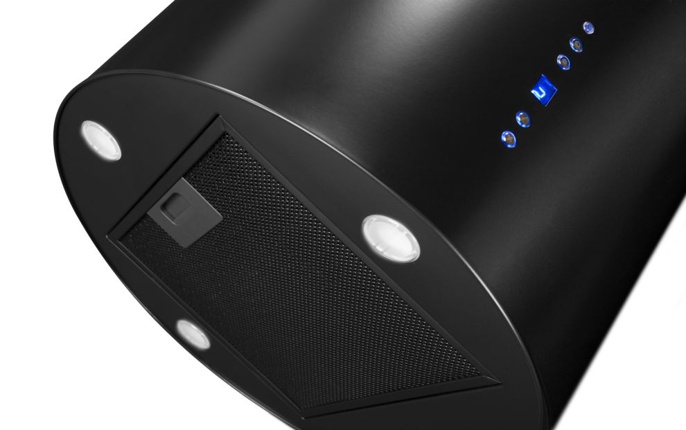 Hota insula Cylindro 4LED Black Matt - Negru Mat - fotografie de produs 9