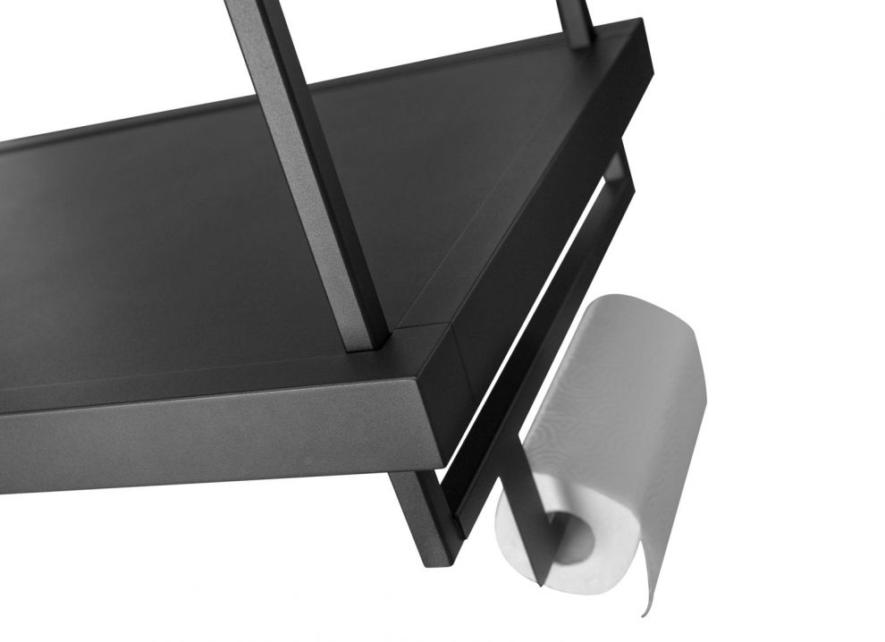 Hota insula Centropolis Premium Wood Black Matt - Negru Mat - fotografie de produs 9