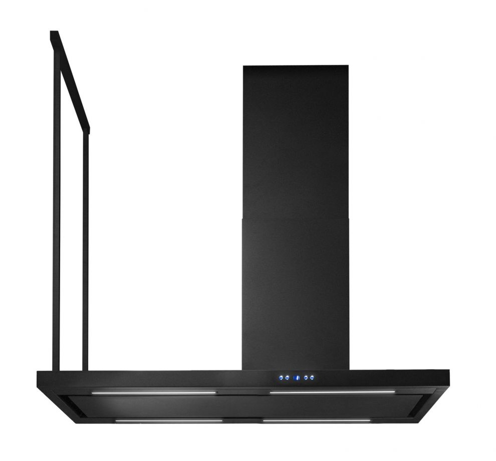 Hota insula Metropolis Black Matt - Negru Mat - fotografie de produs 15