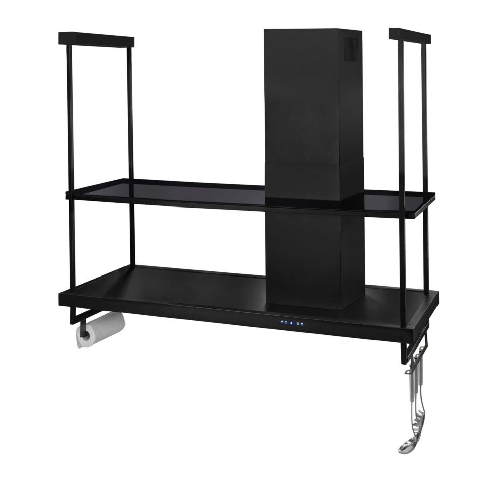 Hota insula Metropolis Premium Glass Black Matt - Negru Mat - fotografie de produs 15