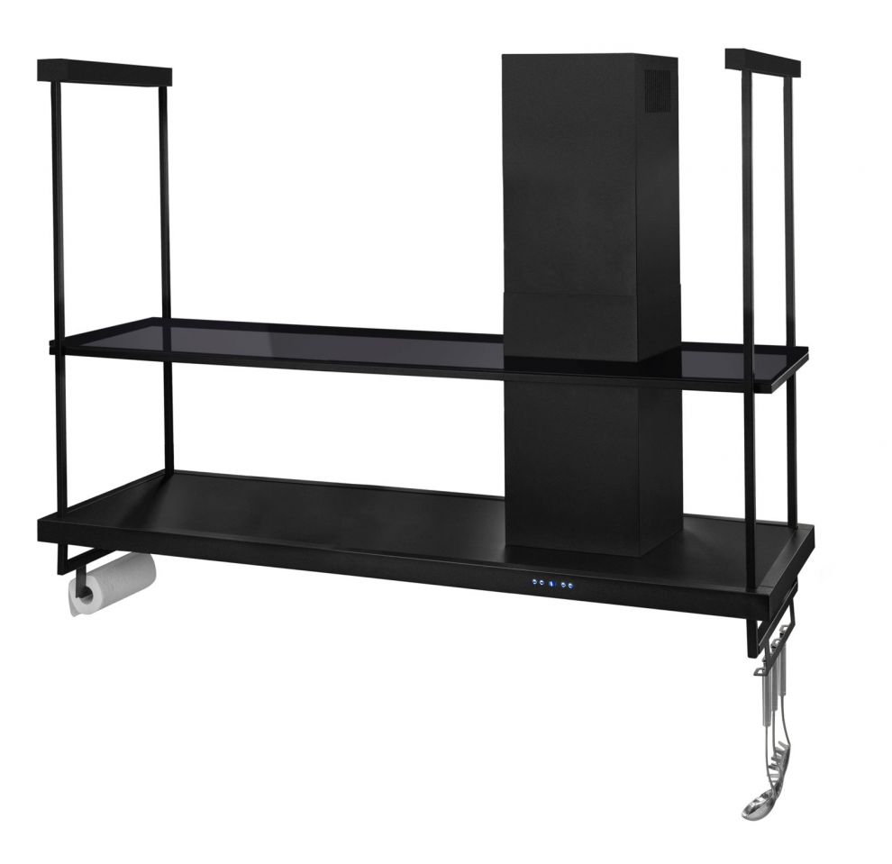 Hota insula Metropolis Premium Glass Black Matt - Negru Mat - fotografie de produs 25