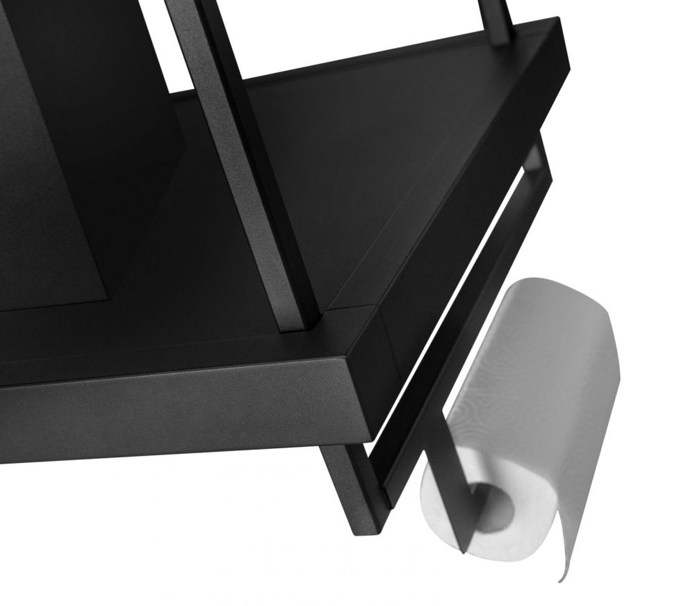 Hota insula Metropolis Premium Wood Black Matt - Negru Mat - fotografie de produs 8