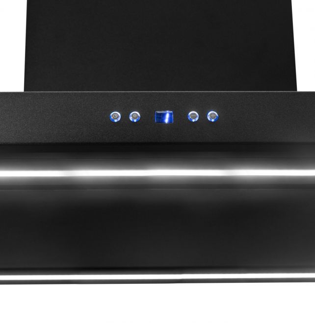 Hota insula Metropolis Premium Wood Black Matt - Negru Mat - fotografie de produs 12