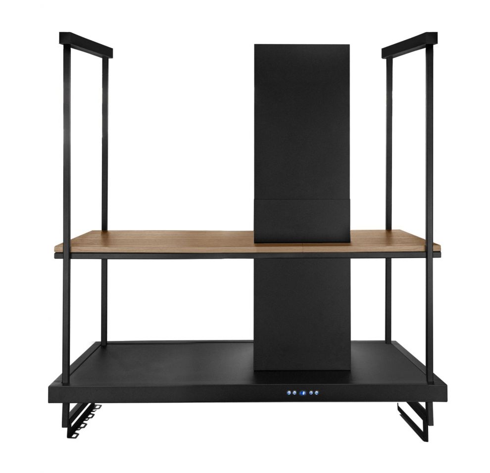 Hota insula Metropolis Premium Wood Black Matt - Negru Mat - fotografie de produs 18