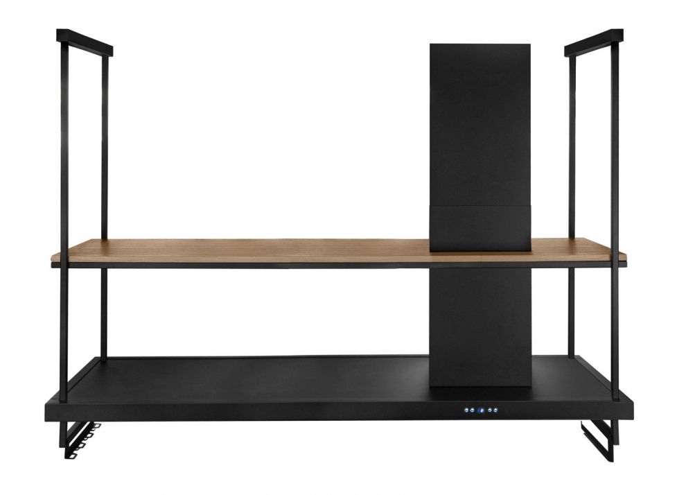 Hota insula Metropolis Premium Wood Black Matt - Negru Mat - fotografie de produs 23