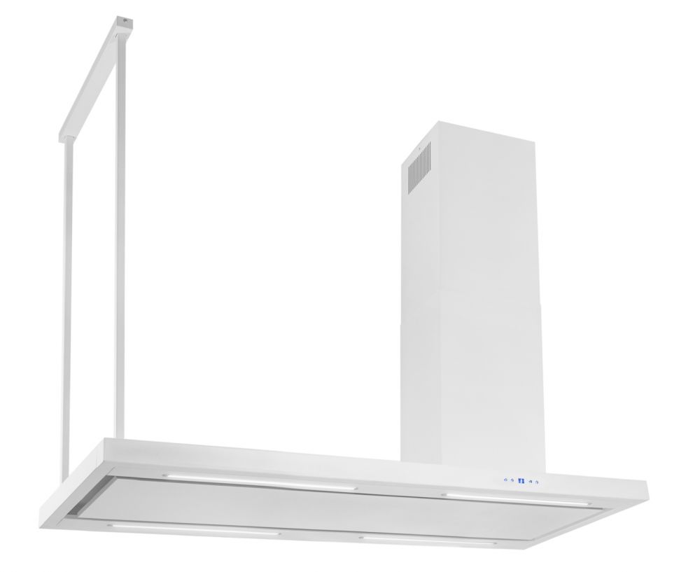 Hota insula Metropolis White Matt - Alb Mat - fotografie de produs