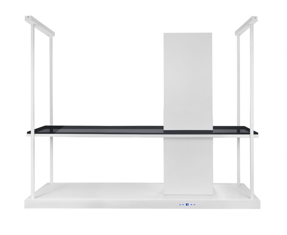 Hota insula Metropolis Elite Glass White Matt - Alb Mat - fotografie de produs 10