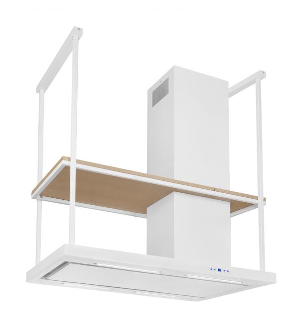 Hota insula Metropolis Elite Wood White Matt - Alb Mat - fotografie de produs 3