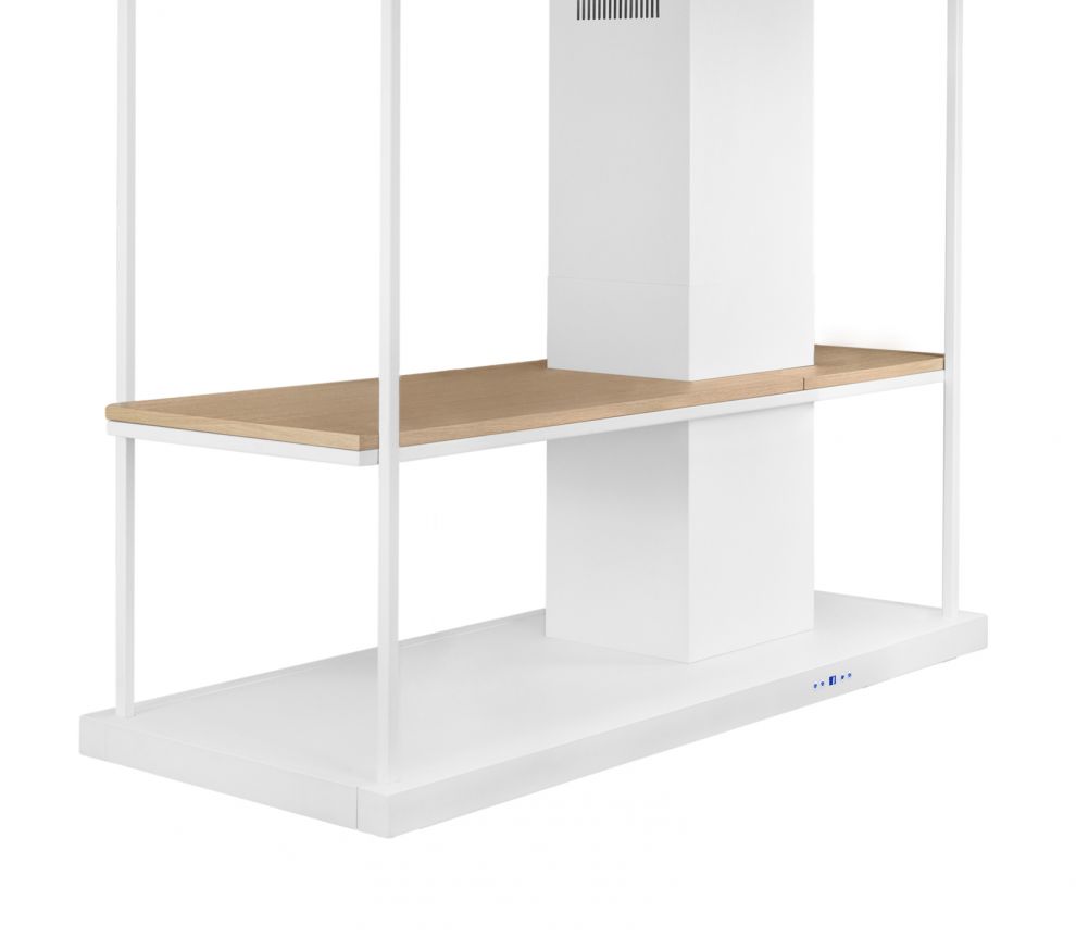 Hota insula Metropolis Elite Wood White Matt - Alb Mat - fotografie de produs 14