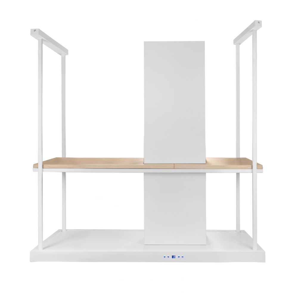 Hota insula Metropolis Elite Wood White Matt - Alb Mat - fotografie de produs 16