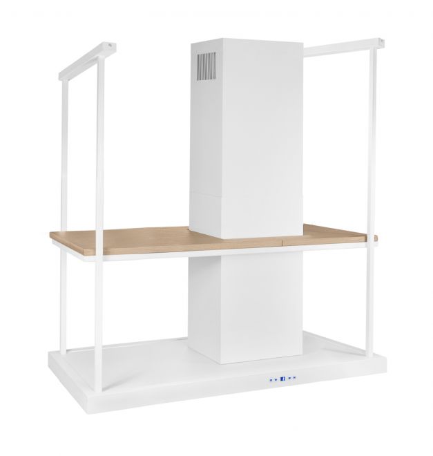 Hota insula Metropolis Elite Wood White Matt - Alb Mat - fotografie de produs 17