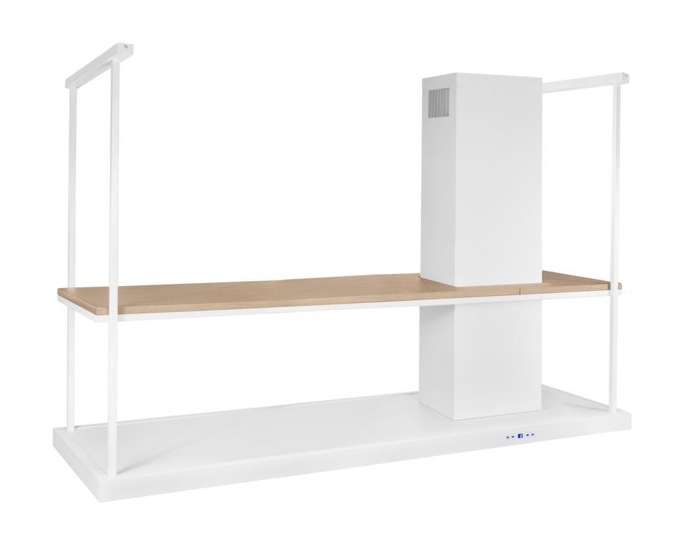 Hota insula Metropolis Elite Wood White Matt - Alb Mat - fotografie de produs 21