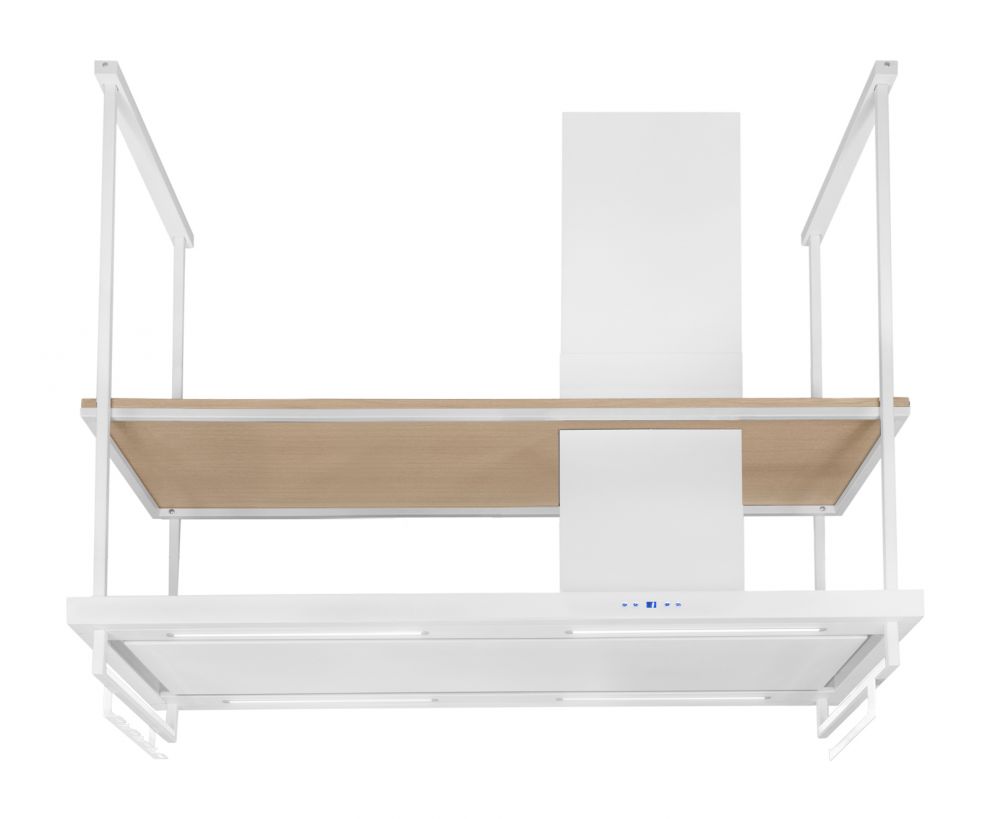 Hota insula Metropolis Premium Wood White Matt - Alb Mat - fotografie de produs 12