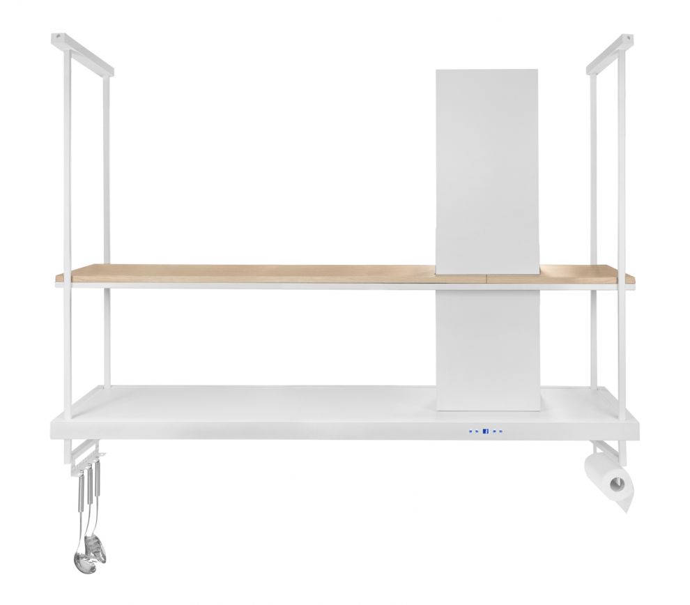 Hota insula Metropolis Premium Wood White Matt - Alb Mat - fotografie de produs 18