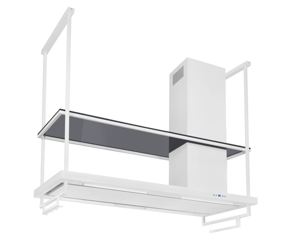 Hota insula Metropolis Premium Glass White Matt - Alb Mat - fotografie de produs