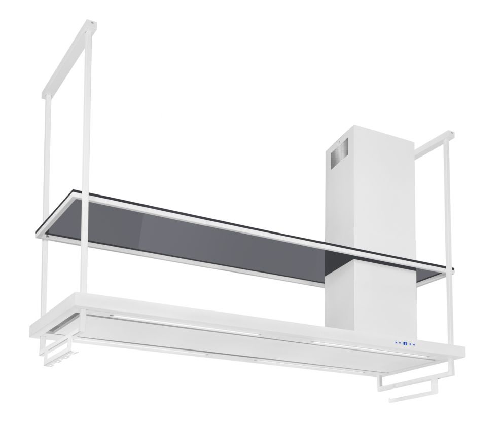 Hota insula Metropolis Premium Glass White Matt - Alb Mat - fotografie de produs 4