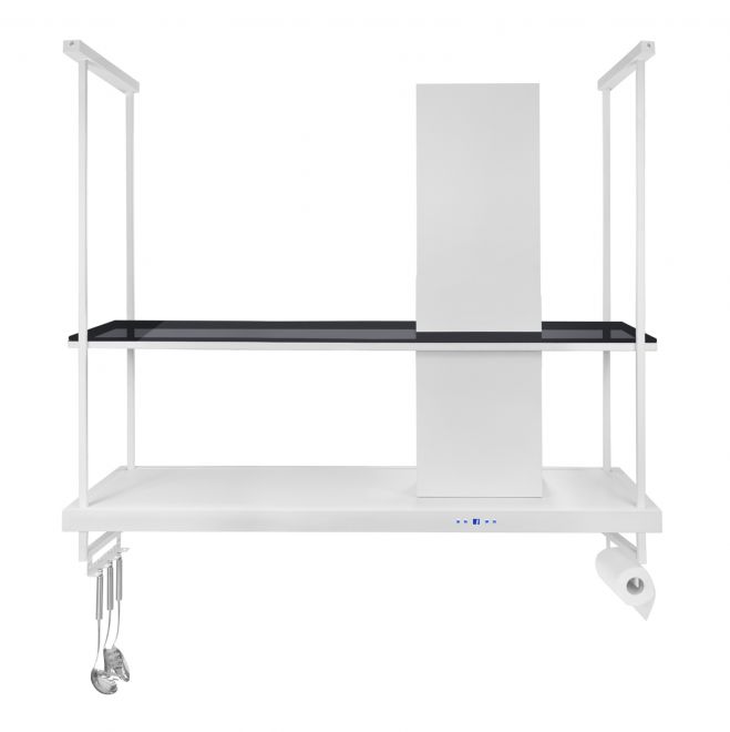 Hota insula Metropolis Premium Glass White Matt - Alb Mat - fotografie de produs 13