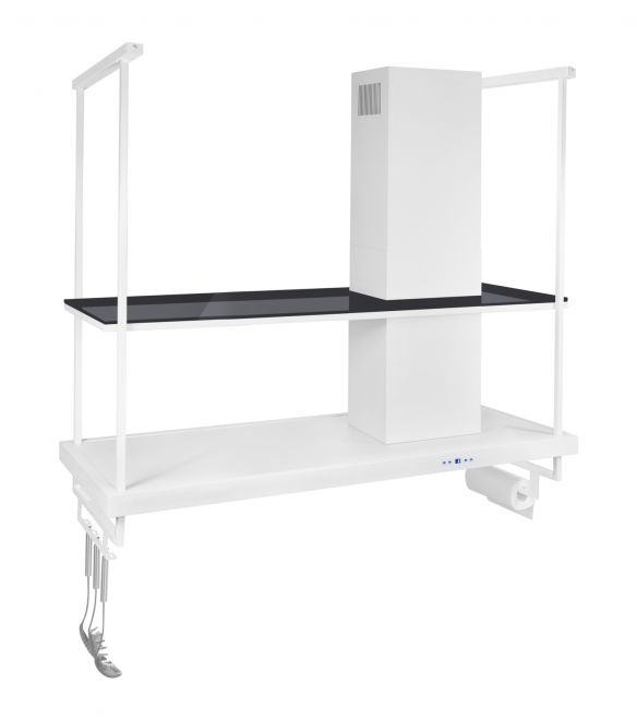 Hota insula Metropolis Premium Glass White Matt - Alb Mat - fotografie de produs 15